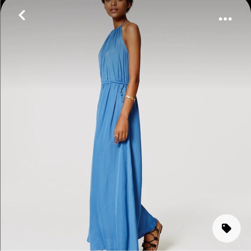 LOFT maxi halter dress